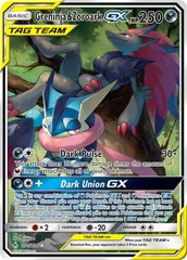 Greninja & Zoroark Tag Team GX (Alternate Art) - 201/214 - Full Art Ultra Rare